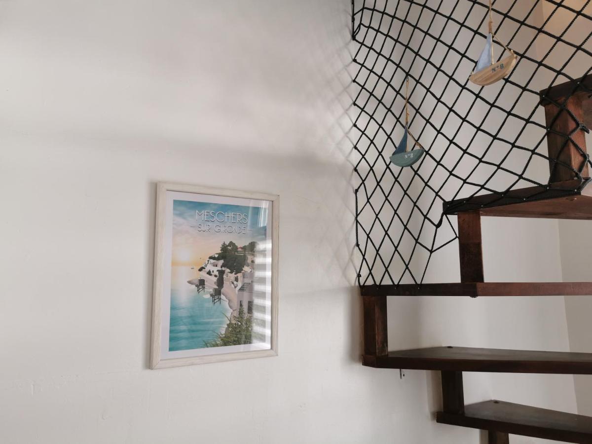 Charmant Appartement Dans Centre Meschers/Gironde Kültér fotó